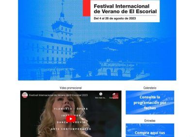 Festival Internacional de Verano de El Escorial 2023